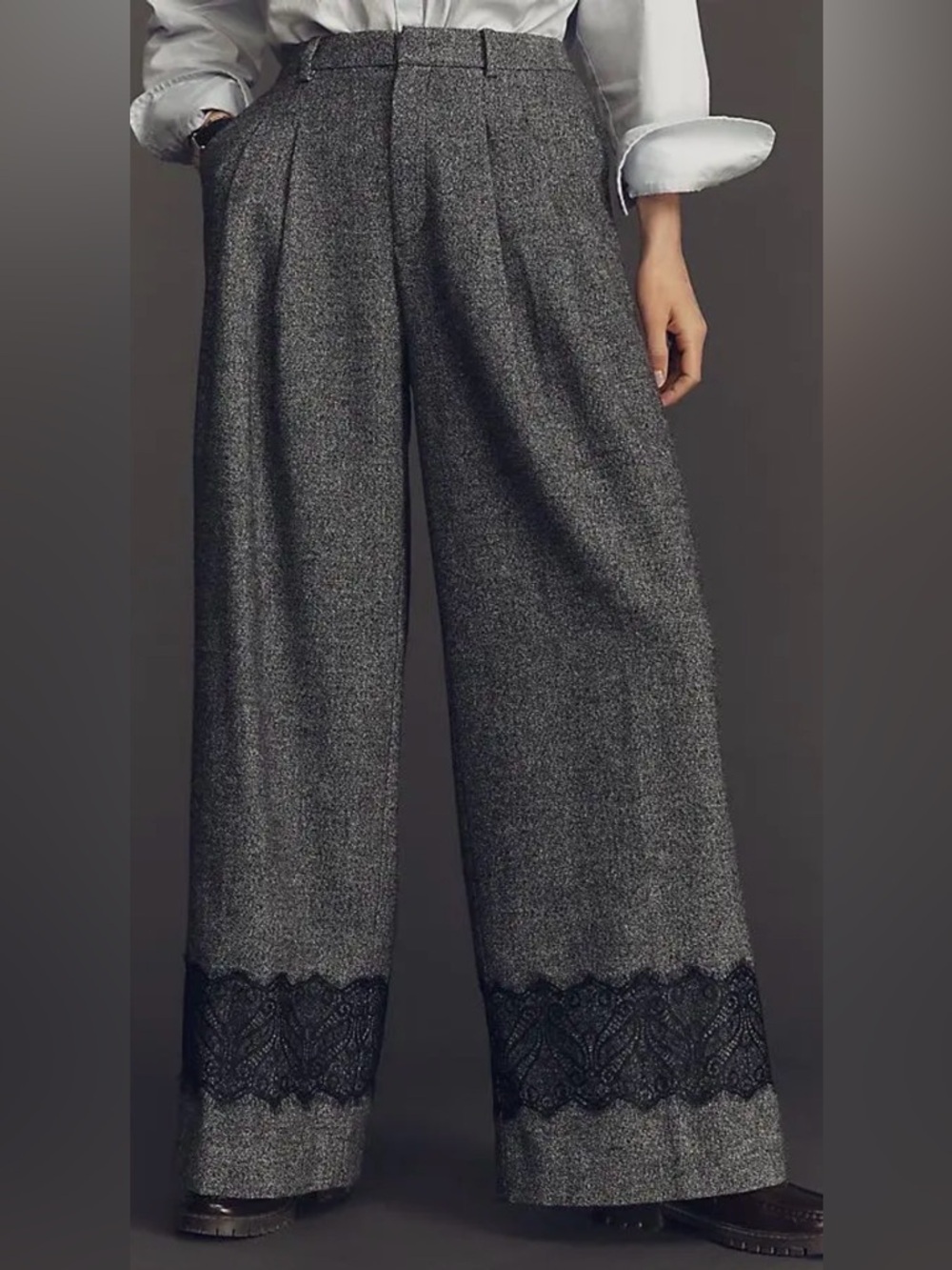 Maeve Women’s “The Avery” Pleated Wide-Leg Trousers Size XS NWT - Picture 2 of 7